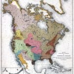 Lingusitic Families of American Indians - Powell Tribal Migrations East of the Mississippi